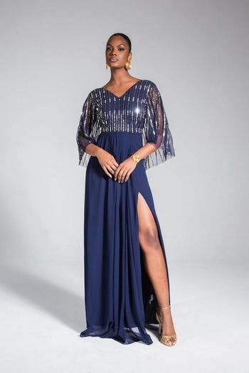 Virgos lounge Jojo cape maxi dress