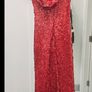 Red Sequin long dress Image 3