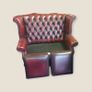 1980s 2 seater, leather, great condition, Bray Image 2