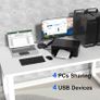 4-Port USB 3.0 Switch with Remote: Share Devices Effortlessly Image 7