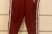Wine adidas leggings