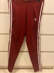 Wine adidas leggings