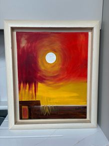Original oil on canvas frames painting