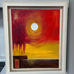 Original oil on canvas frames painting