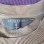small ladies cropped beige sweatshirt Image 4