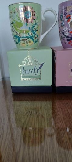 Birdy Tipperary Crystal China  mugs