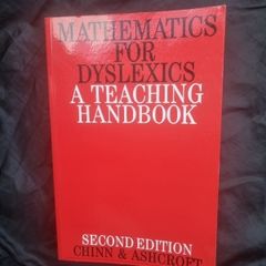Mathematics for Dyslexics: A Teaching Handbook
