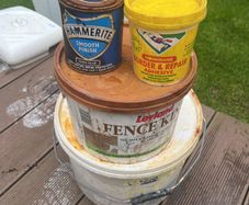 Paint and wallpaper adhesive