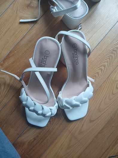 white block heels