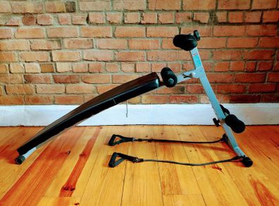 FREE Sit Up Bench with Resistance Bands
