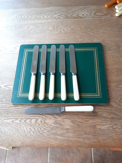 Newbridge Cuttlery 6 Knives Bone Handles