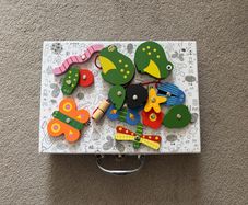 Magnetic fishing game