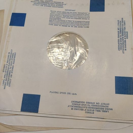 LP record vinyl sleeves and inners