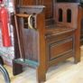 Antique Arts & Crafts Oak Hall Stand Image 5