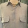 Zara long sleeve light blue blouse. Size L Image 4