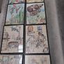 Set of twelve original John Ireland - Art of Making Guinness Prints in ebonised frames. 40 cm H x 30 cm Image 2