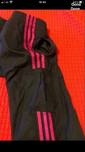 Girls adidas 3/4 length bottoms age 9/10