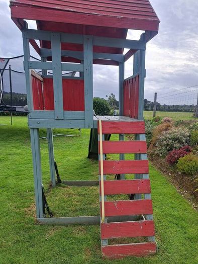 Playhouse with Slide