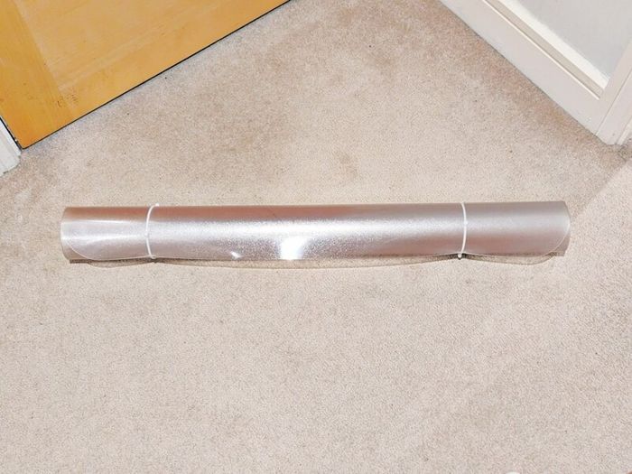 Small transparent PVC chair mat for hardwood floors 120cm x 90cm (47in x 35in)