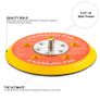 Glass Polish 12701 Dual Action Sanding Pad, DA Hook and Loop Sander Backer | 5/16"-24 | 125 mm Image 2