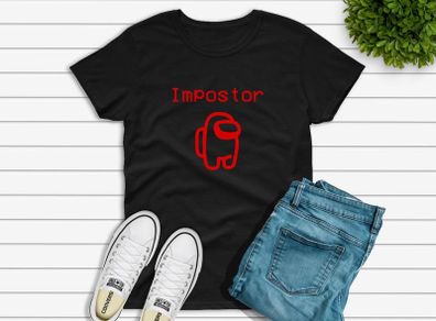 Among Us Shirt, Imposter Shirt, Among Us, Red , Gamer Shirt, Gaming Shirt, Among Us Tee, Video Game Lover Shirt, Christmas Gift Shirt