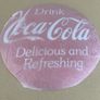 Coca Cola Sign embossed Metal Button 36 cm Image 6