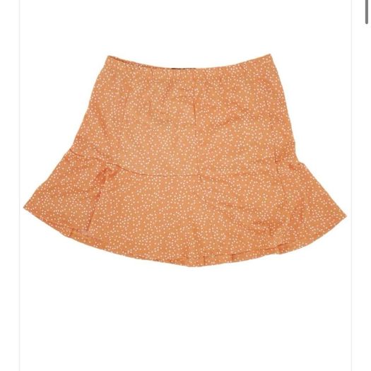 Orange Mini skirt
