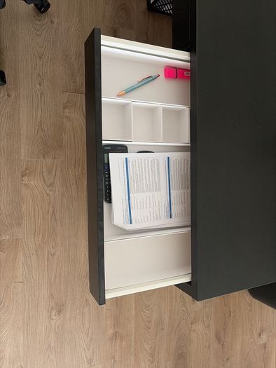 ikea desk and swivel chair in perfect condition