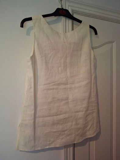 New Linen Top creme Size M 40 38