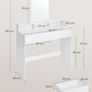 Dressing table with large mirror Image 5