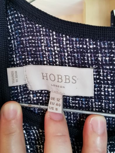 Hobbs cotton blend dress UK 12