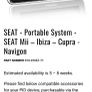 Seat Ibiza sat nav unit Image 3