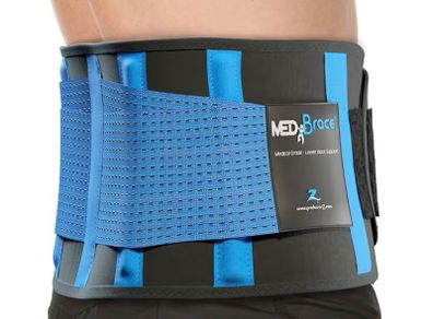 Back Support Belt Back Brace for Lower Lumbar Pain Relief for Men and Women - Medical Grade Orthopaedic Waist Compression for Sciatica Nerve, Scoliosis, Disc or Lifting at Work