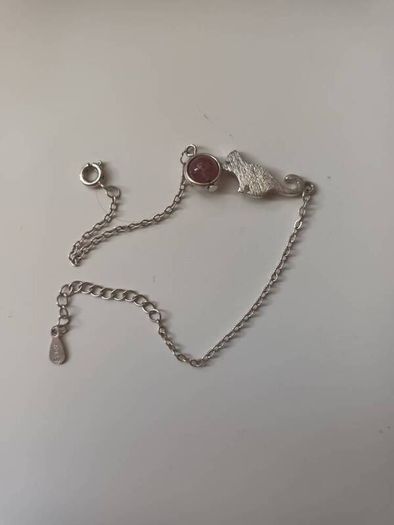 925 silver cat bracelet