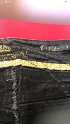 Ladies river island jeans size 10