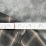 AllSaints Frontier Shirt Medium Grey Plaid - Long Sleeve - Pearl Snap Image 3