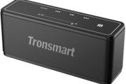 Bluetooth Speaker, Tronsmart Mega 40W Portable Speaker with 15-Hour Playtime, TWS, Dual-Driver, Built-in Mic, NFC, Deep Bass, LED Backlighting Touch Panel for Outdoor Indoor -Grey