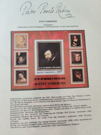 Paul Rubens 55 Pages Stamps Album World Collection