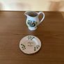 Vintage Arklow Pottery A Souvenir of Courtown Shamrock Saucer Image 3