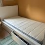 Single bed and mattress Image 3