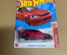 Honda Civic Type R Ek9 Red Edition Hot Wheels