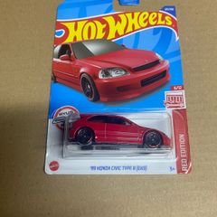 Honda Civic Type R Ek9 Red Edition Hot Wheels