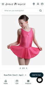 Danceworld Girls Ballet Skirted Leotard