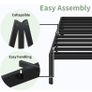 King Size Bed Frame 30.5 cm High with Rounded Corner Legs Image 4