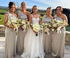 Bridesmaid dress folkster - silver