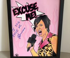 Signed Autograph WWE Vickie Guerrero Poster Print with Certificate - Wrestling Memorabilia