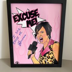 Signed Autograph WWE Vickie Guerrero Poster Print with Certificate - Wrestling Memorabilia