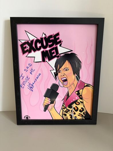 Signed Autograph WWE Vickie Guerrero Poster Print with Certificate - Wrestling Memorabilia