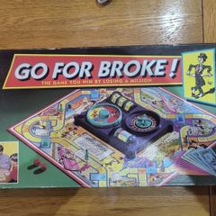 Go For Broke Board Game MB Games 1993