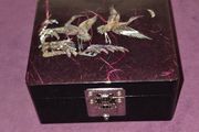 Vintage Korean Mother of Pearl inlay Jewellery Box